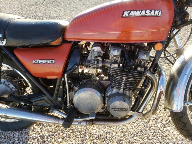 KZ650B029375 - 1978 KAWASAKI KZ650 ORANGE photo 7