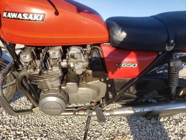 KZ650B029375 - 1978 KAWASAKI KZ650 ORANGE photo 9