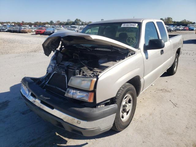 1GCEC19X04Z179094 - 2004 CHEVROLET PICK UP GRAY photo 2