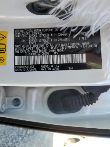 JTJYARBZ7J2108098 - 2018 LEXUS NX 300 BAS 白色 照片 10