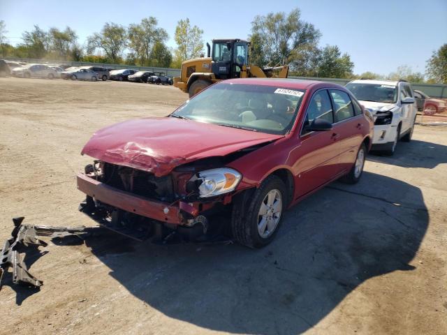 2G1WT58K679183949 - 2007 CHEVROLET IMPALA RED photo 2