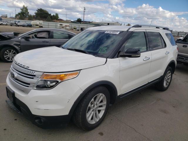 1FM5K8D84DGA38130 - 2013 FORD EXPLORER X WHITE photo 2