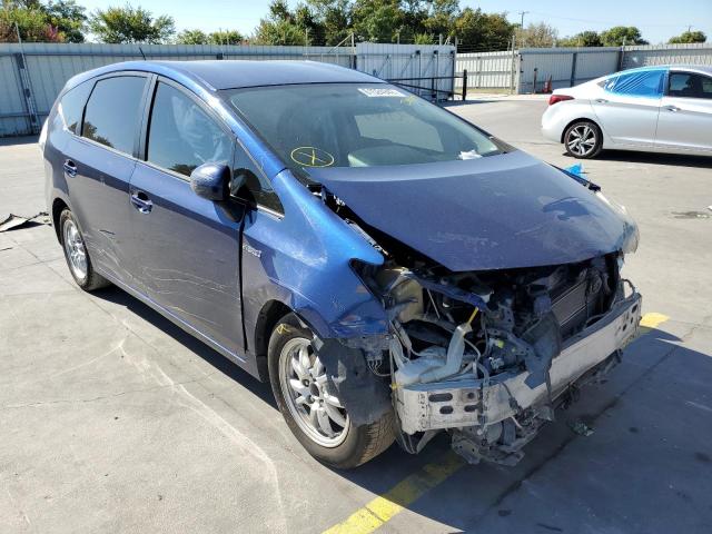 JTDZN3EU5D3289094 - 2013 TOYOTA PRIUS V BLUE photo 1