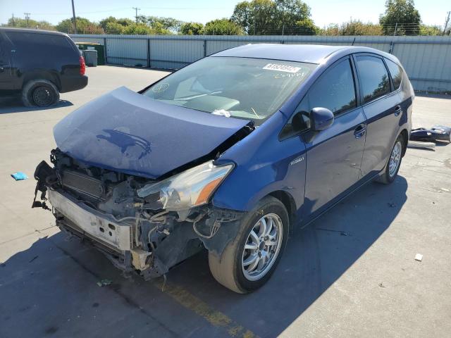 JTDZN3EU5D3289094 - 2013 TOYOTA PRIUS V BLUE photo 2