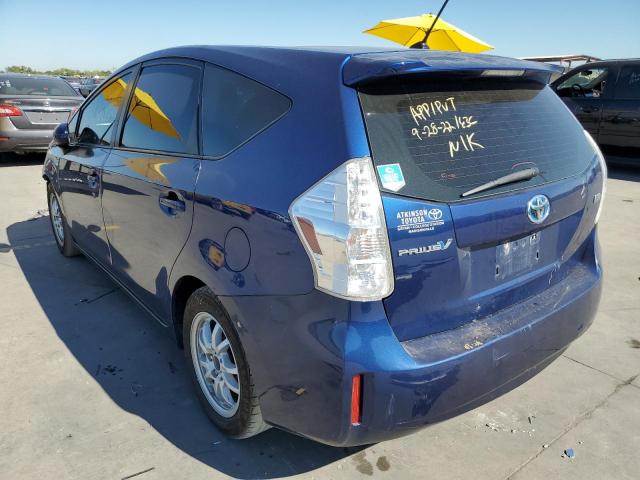 JTDZN3EU5D3289094 - 2013 TOYOTA PRIUS V BLUE photo 3