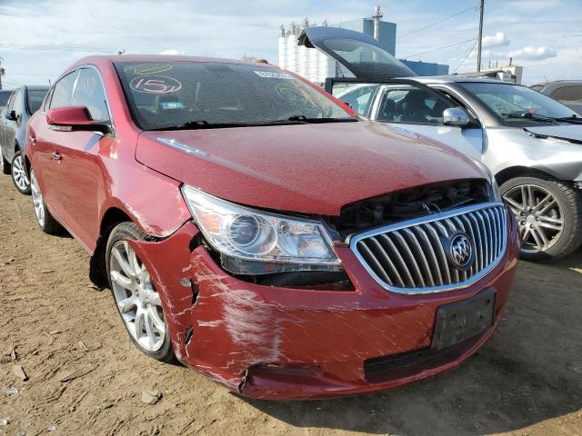 1G4GJ5E3XDF296154 - 2013 BUICK LACROSSE T RED photo 1