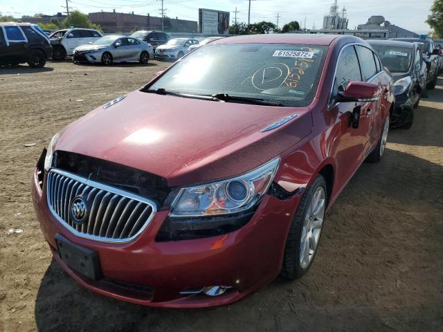 1G4GJ5E3XDF296154 - 2013 BUICK LACROSSE T RED photo 2