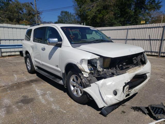 5N1BA08D99N605434 - 2009 NISSAN ARMADA SE WHITE photo 1