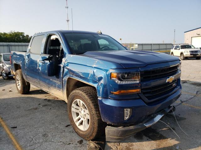 3GCUKREC5JG490760 - 2018 CHEVROLET SILVERADO2 BLUE photo 1