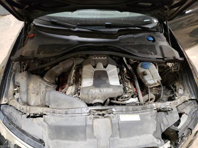 WAUHGAFC9DN031596 - 2013 AUDI A6 PRESTIG შავი ფოტო 7