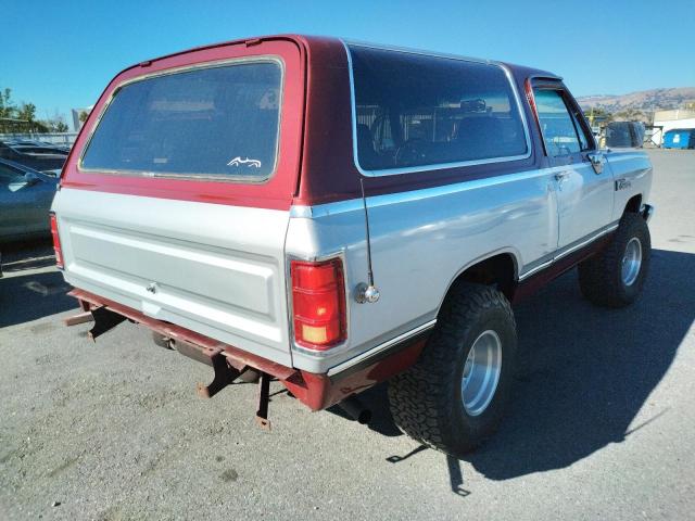 3B4GM17Z1KM944030 - 1989 DODGE RAMCHARGER TWO TONE photo 4