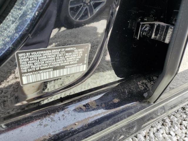 1VWMA7A31MC005953 - 2021 VOLKSWAGEN PASSAT R-L BLACK photo 10