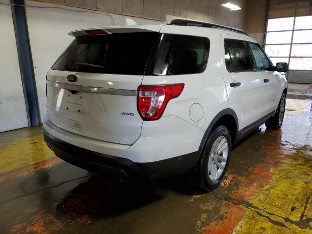 1FM5K8B86HGB23124 - 2017 FORD EXPLORER WHITE photo 4