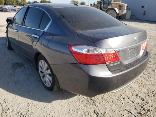 1HGCR2F86DA073886 - 2013 HONDA ACCORD EXL GRAY photo 3