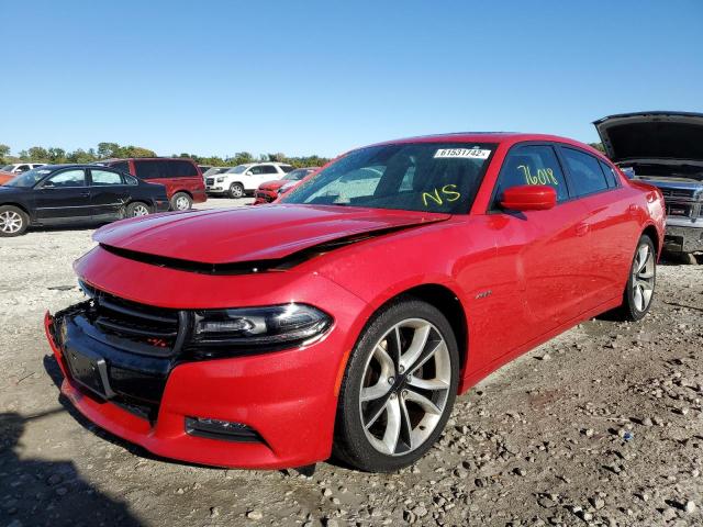 2C3CDXCT5FH765424 - 2015 DODGE CHARGER R/ RED photo 2