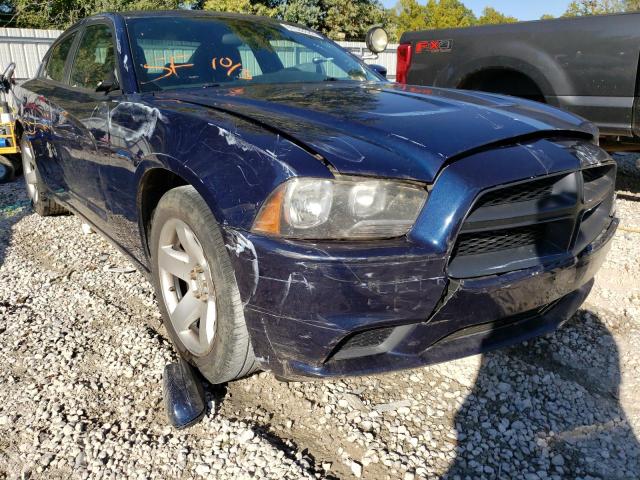 2C3CDXAT0EH261980 - 2014 DODGE CHARGER PO BLUE photo 1