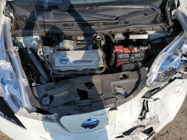 JN1AZ0CPXCT024623 - 2012 NISSAN LEAF SV WHITE photo 7