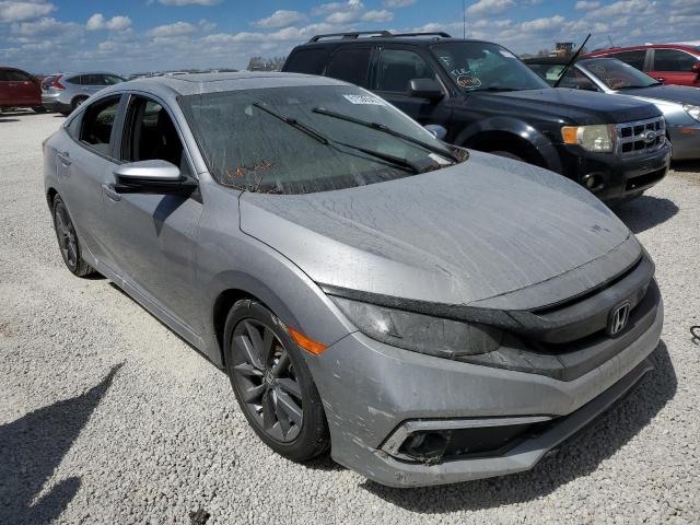 JHMFC1F77KX011596 - 2019 HONDA CIVIC EXL 银色 照片 1