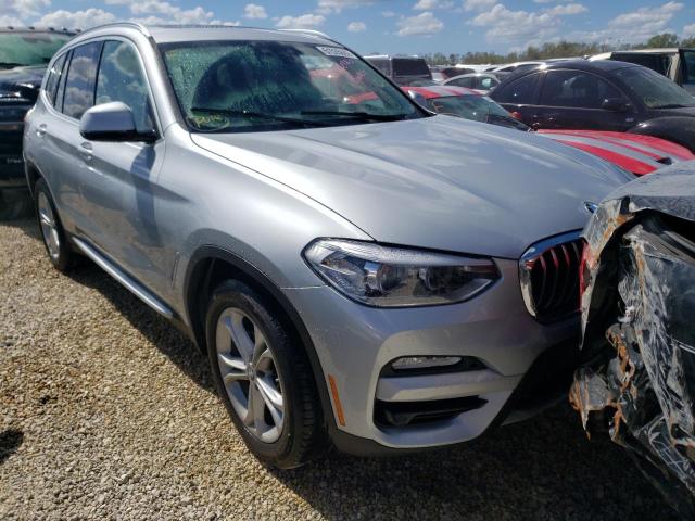 5UXTR9C55KLP86036 - 2019 BMW X3 XDRIVE3 SILVER photo 1