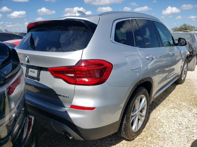 5UXTR9C55KLP86036 - 2019 BMW X3 XDRIVE3 SILVER photo 4
