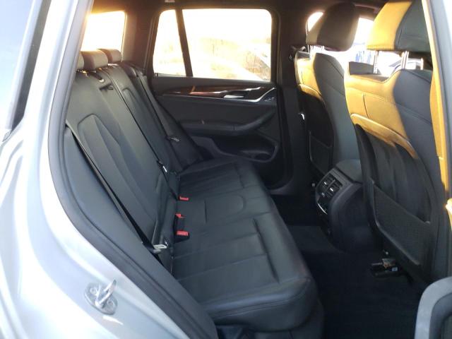 5UXTR9C55KLP86036 - 2019 BMW X3 XDRIVE3 SILVER photo 6