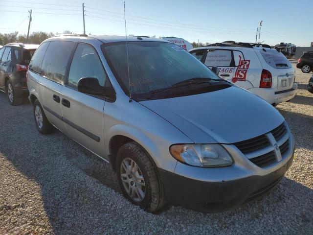 1D4GP25R66B599810 - 2006 DODGE CARAVAN SE SILVER photo 1