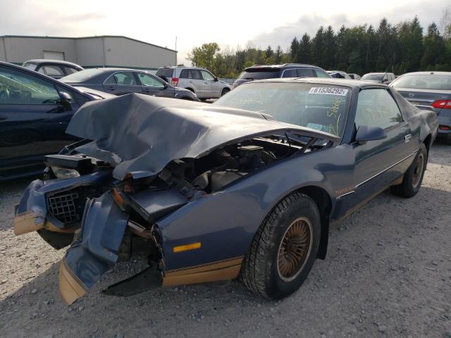 1G2AW87H8DN234588 - 1983 PONTIAC FIREBIRD T BLUE photo 2