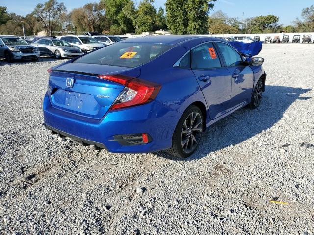 19XFC2F86LE030271 - 2020 HONDA CIVIC SPOR 蓝色 照片 4