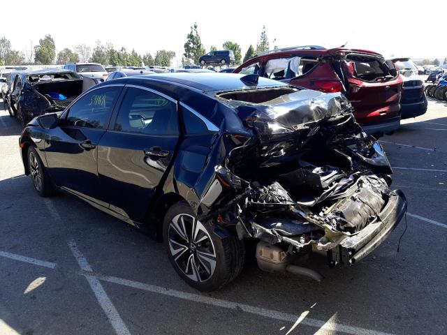 2HGFC1F7XHH659885 - 2017 HONDA CIVIC EXL 黑色 照片 3