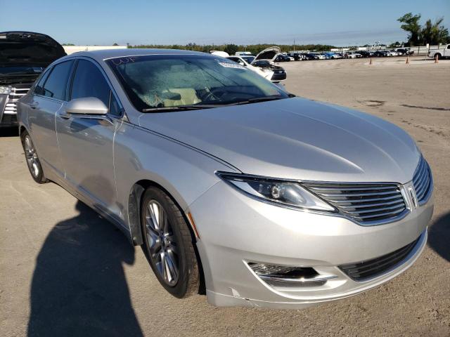 3LN6L2LU2ER813273 - 2014 LINCOLN MKZ HYBRID SILVER photo 1