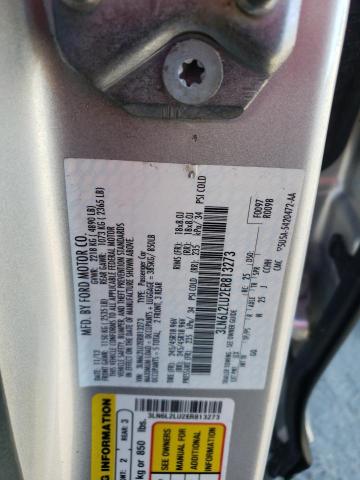 3LN6L2LU2ER813273 - 2014 LINCOLN MKZ HYBRID SILVER photo 10