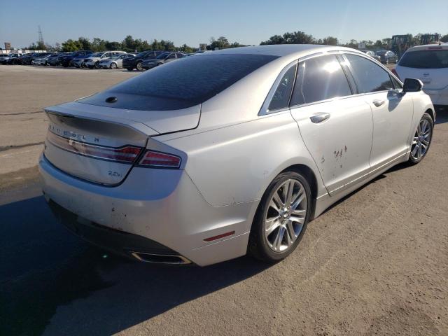 3LN6L2LU2ER813273 - 2014 LINCOLN MKZ HYBRID SILVER photo 4