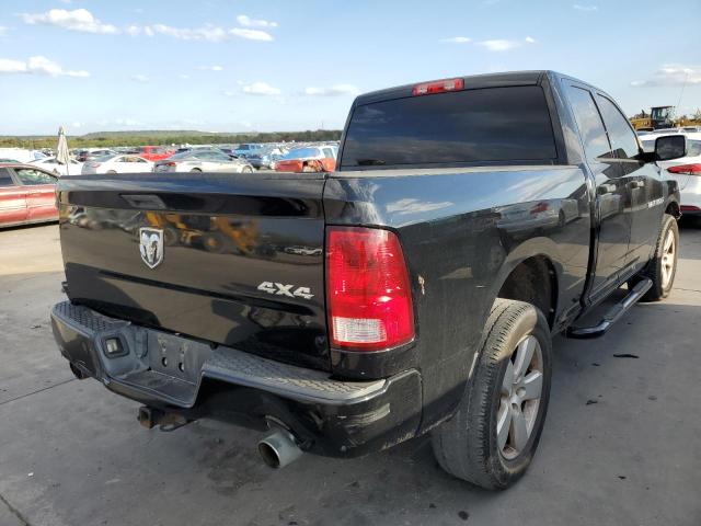 1C6RD7FT2CS269252 - 2012 DODGE RAM 1500 S BLACK photo 4