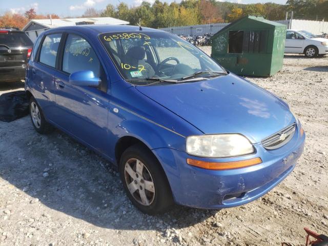KL1TD66636B676950 - 2006 CHEVROLET AVEO BASE BLUE photo 1