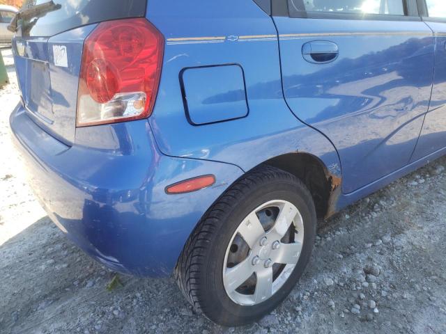 KL1TD66636B676950 - 2006 CHEVROLET AVEO BASE BLUE photo 9