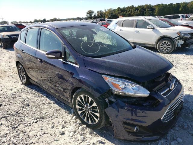 1FADP5FU8HL108483 - 2017 FORD C-MAX TITA BLUE photo 1