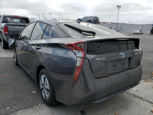 JTDKARFU8H3540890 - 2017 TOYOTA PRIUS GRAY photo 3