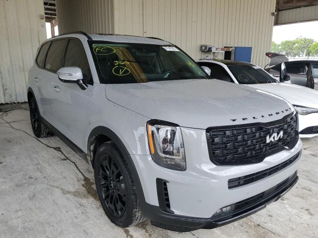 5XYP5DHC3NG284585 - 2022 KIA TELLURIDE GRAY photo 1