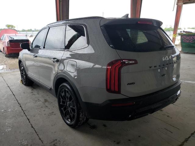 5XYP5DHC3NG284585 - 2022 KIA TELLURIDE GRAY photo 3