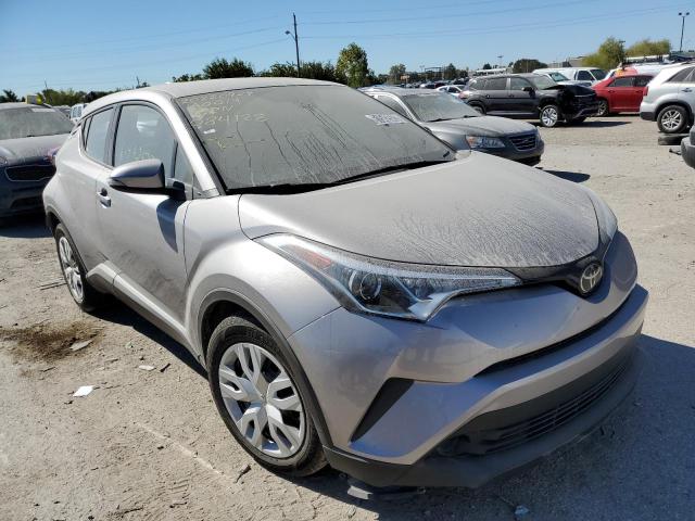 NMTKHMBX2KR084128 - 2019 TOYOTA C-HR XLE SILVER photo 1