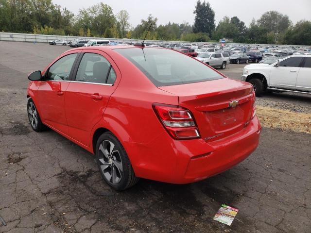 1G1JF5SB7J4136062 - 2018 CHEVROLET SONIC PREM RED photo 3