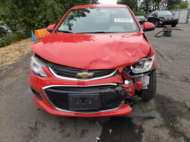 1G1JF5SB7J4136062 - 2018 CHEVROLET SONIC PREM RED photo 9