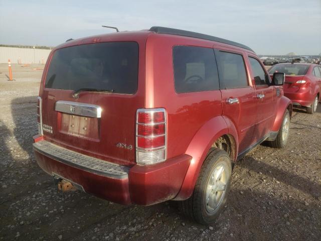 1D8GU28K68W108475 - 2008 DODGE NITRO RED photo 4