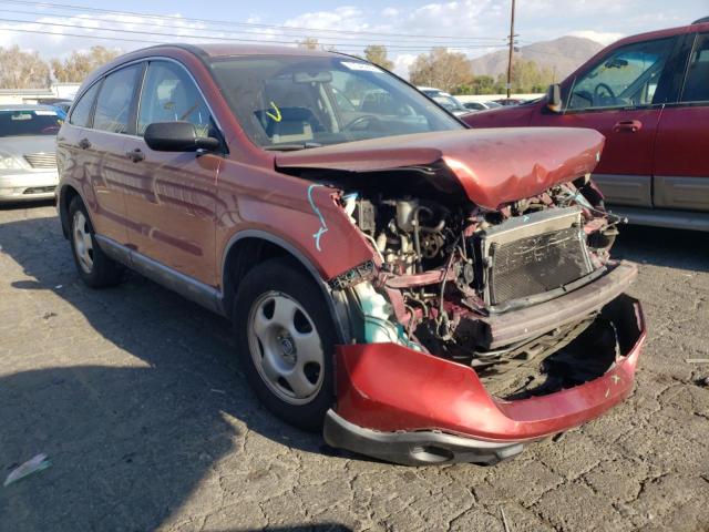 JHLRE38349C000591 - 2009 HONDA CR-V LX RED photo 1