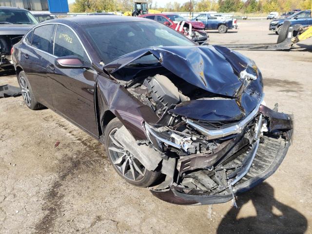 1G1ZG5STXMF044753 - 2021 CHEVROLET MALIBU RS BURGUNDY photo 1