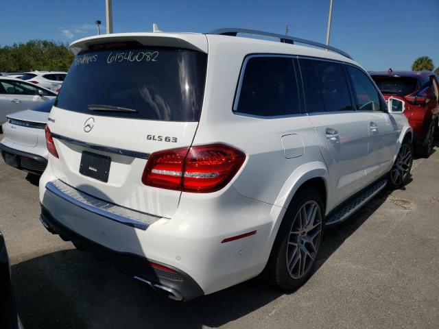 4JGDF7FE6HA763444 - 2017 MERCEDES-BENZ GLS 63 AMG WHITE photo 4