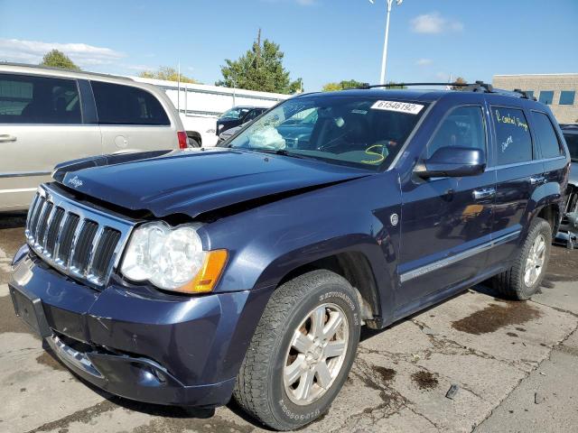 1J8HR68298C218975 - 2008 JEEP GRAND CHER BLUE photo 2