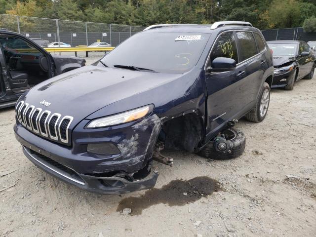 1C4PJMDB9FW529340 - 2015 JEEP CHEROKEE L BLUE photo 9