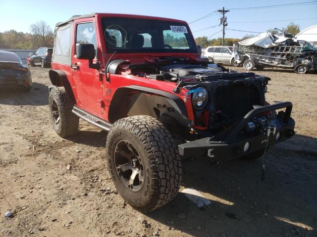 1C4AJWAG7FL608203 - 2015 JEEP WRANGLER S RED photo 1