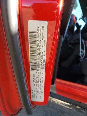 1C4AJWAG7FL608203 - 2015 JEEP WRANGLER S RED photo 10